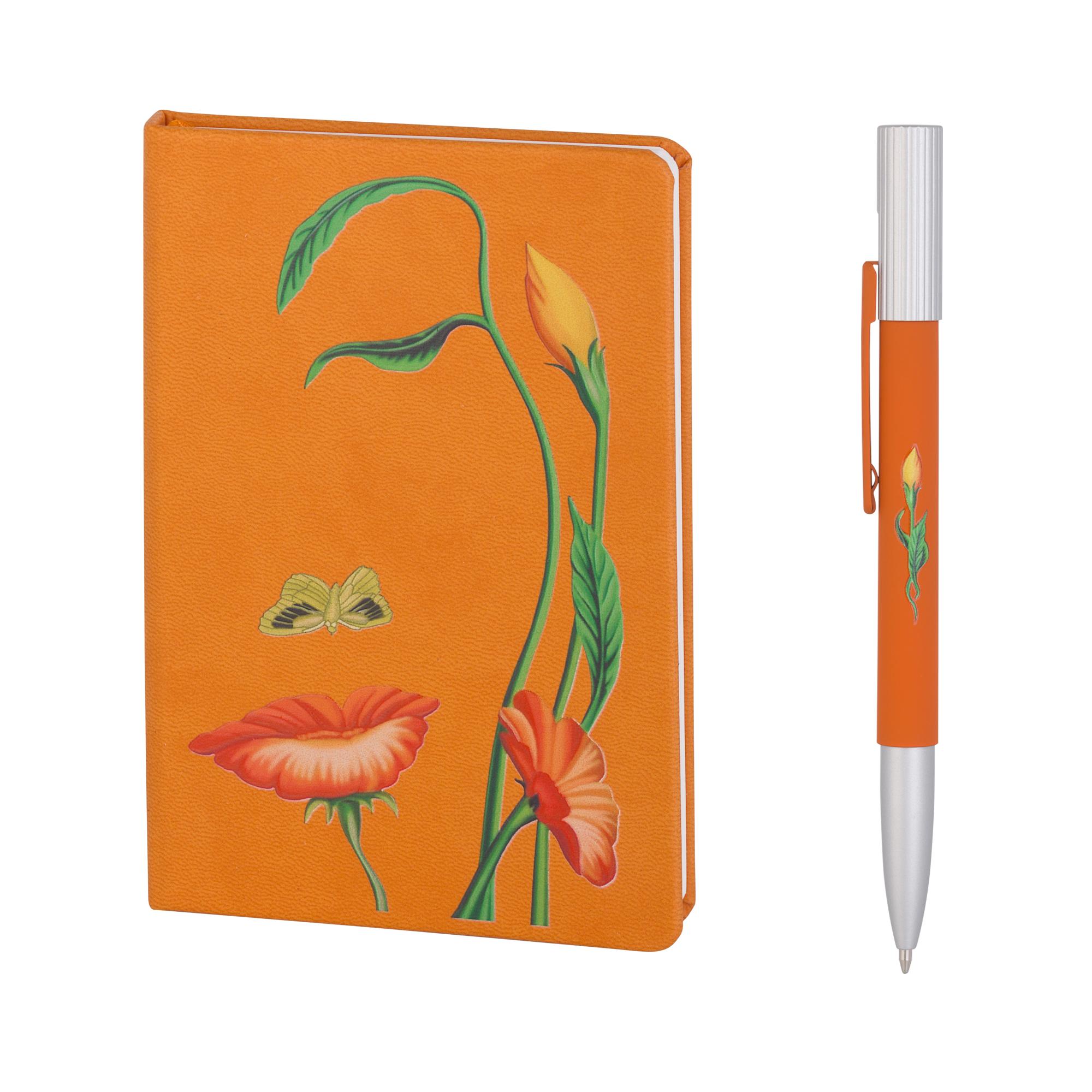 Набор "Силуэт" с объемной UF печатью, покрытие soft touch, цвет оранжевый, фото 2
