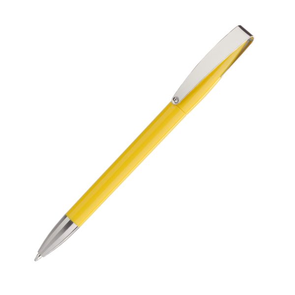 Ручка шариковая COBRA MM, цвет желтый - купить оптом