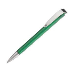 Ручка шариковая JONA MM TRANSPARENT, цвет зеленый - купить оптом