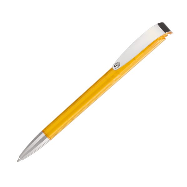 Ручка шариковая JONA MM TRANSPARENT, цвет оранжевый - купить оптом