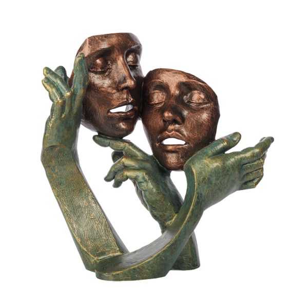Скульптура "Дуэт", цвет бронзовый - купить оптом
