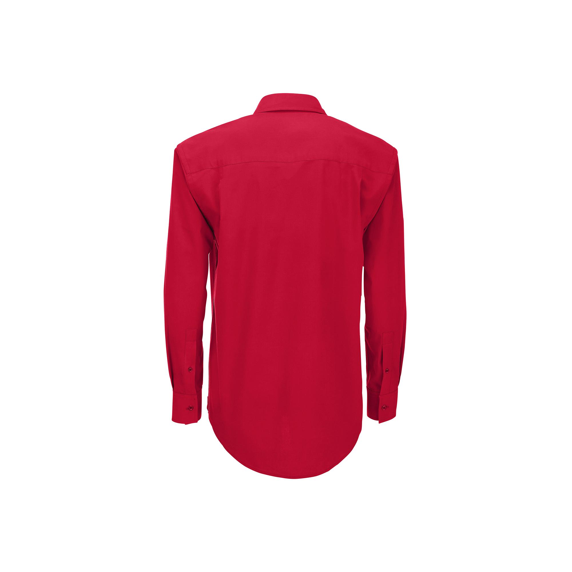 Рубашка мужская с длинным рукавом Heritage LSL/men, цвет темно-красный, фото 2