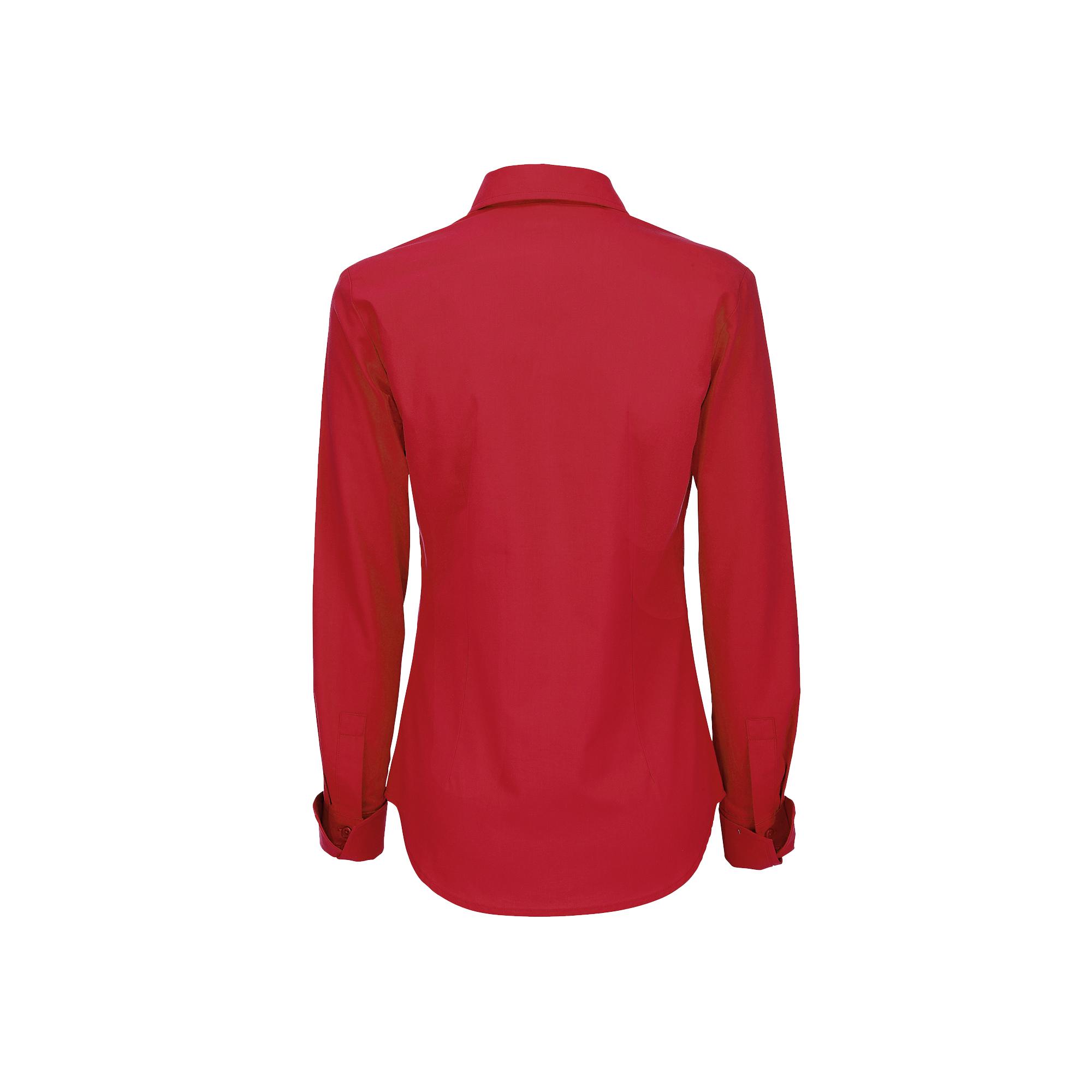 Рубашка женская с длинным рукавом Heritage LSL/women, цвет темно-красный, фото 2