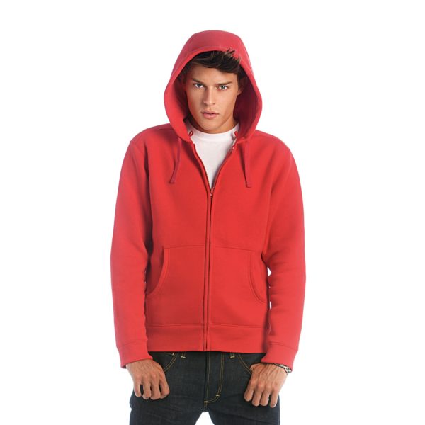 Толстовка мужская на молнии Hooded Full Zip/men, цвет красный - купить оптом