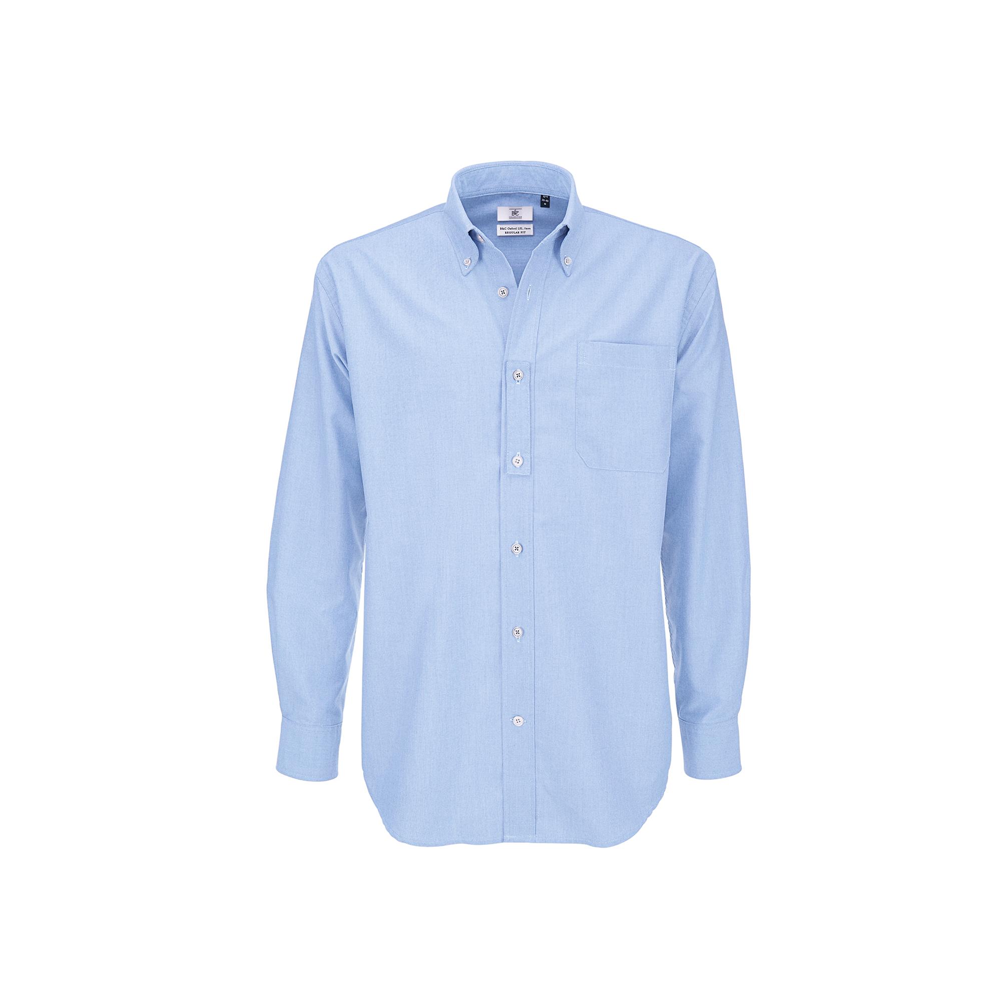 Рубашка мужская с длинным рукавом Oxford LSL/men, цвет голубой, фото 1
