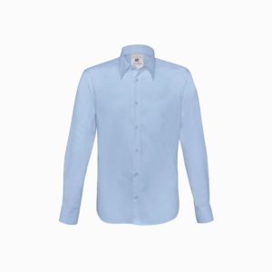 Рубашка с длинным рукавом London, размер XL , цвет корпоративный голубой - купить оптом