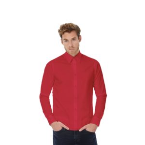 Рубашка с длинным рукавом London, размер XL , цвет темно-красный - купить оптом