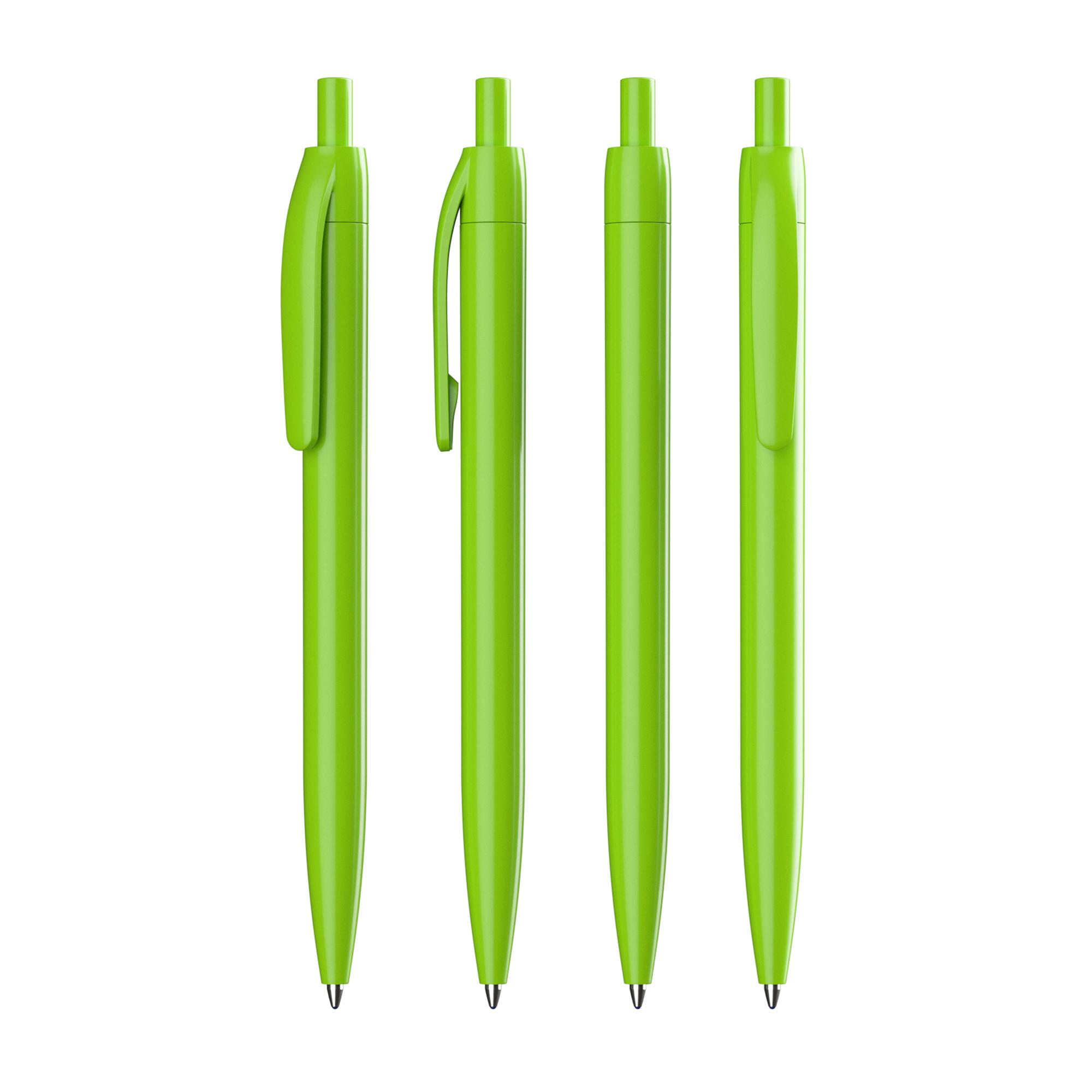 Ручка шариковая "Phil" из антибактериального пластика, цвет зеленое яблоко, фото 1