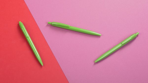 Ручка шариковая "Phil" из антибактериального пластика, цвет зеленое яблоко - купить оптом