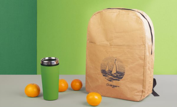 Рюкзак "Craft" из бумаги, цвет натуральный - купить оптом