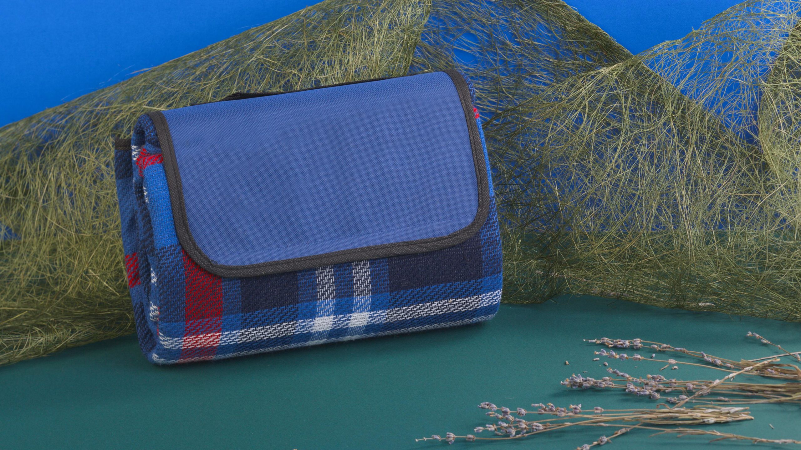 Плед для пикника "Шотландия", цвет синий, фото 1