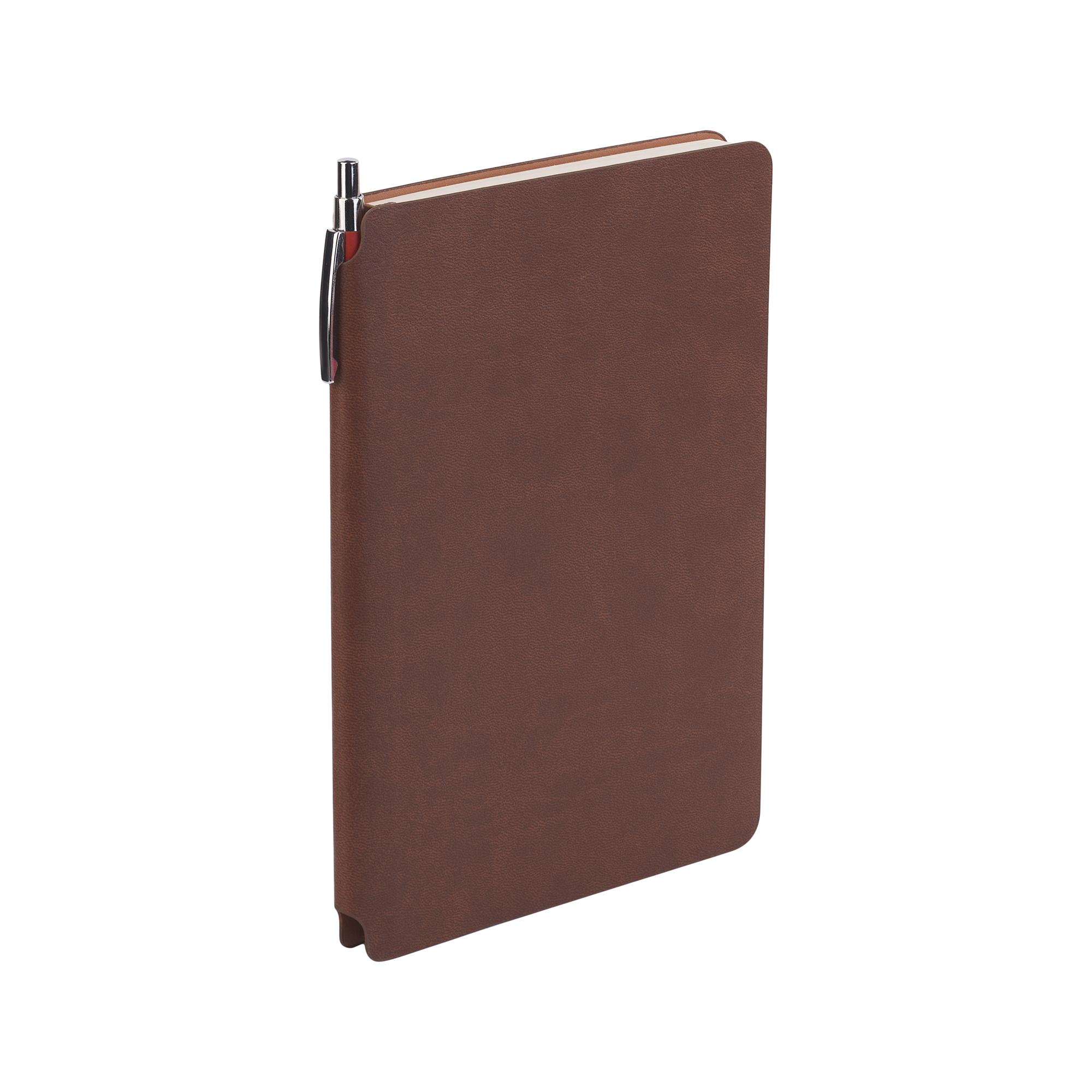 Ежедневник недатированный "Альба", формат А5, гибкая обложка, цвет коричневый, фото 2