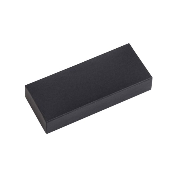 Подарочная коробка без ложемента (крышка-дно, 20,5 х 3,5 х 8,5 см), цвет черный - купить оптом