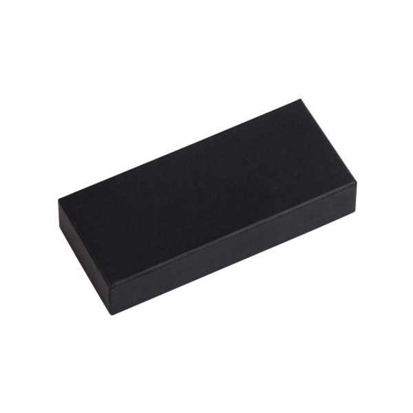Подарочная коробка без ложемента (крышка-дно, 17,5 х 3,2 х 7,5 см), цвет черный - купить оптом