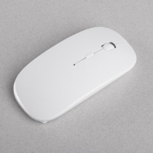 Беспроводная компьютерная мышь "Freerider" с антибактериальной защитой, цвет белый - купить оптом