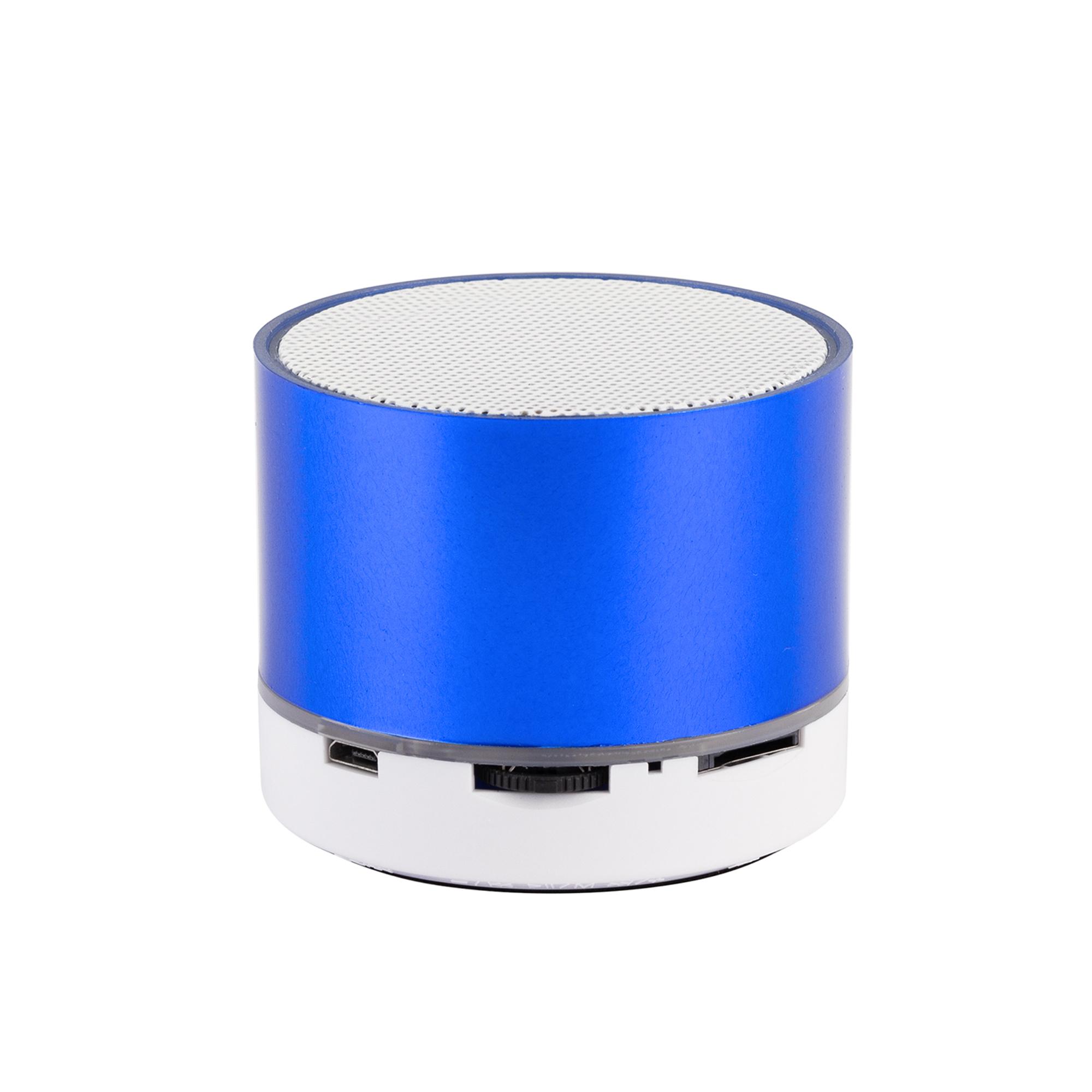 Bluetooth колонка "Party" с подсветкой логотипа, цвет синий