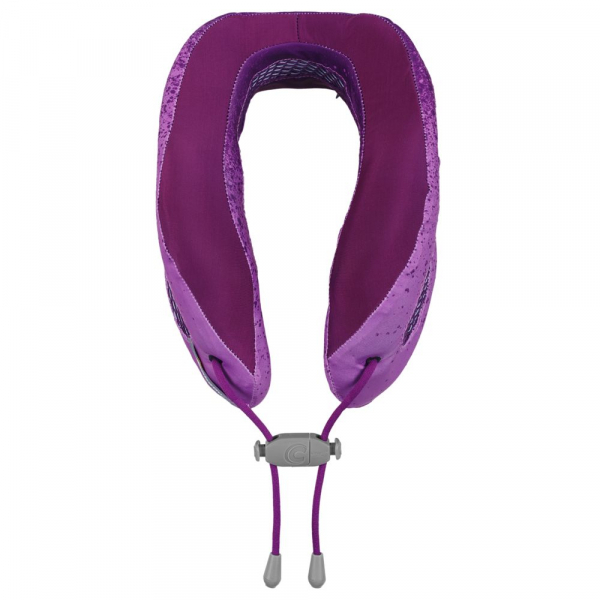 Подушка под шею для путешествий Evolution Cool, фиолетовая - купить оптом