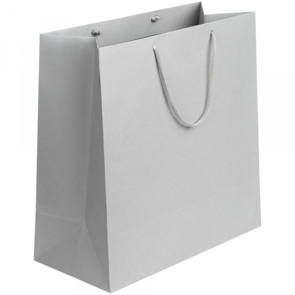 Пакет бумажный Porta L, серый - купить оптом