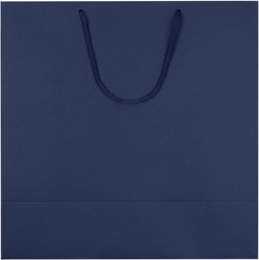 Пакет бумажный Porta L, темно-синий - купить оптом