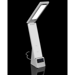 Лампа с будильником для беспроводной зарядки смартфона и часов Powerack, белая, фото 14