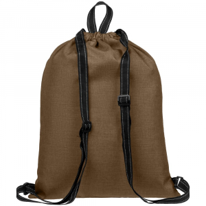 Рюкзак-мешок Melango, коричневый - купить оптом
