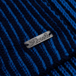 Шарф Nobilis, темно-синий с синим, фото 4