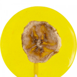 Леденец Lollifruit, желтый с бананом, фото 2