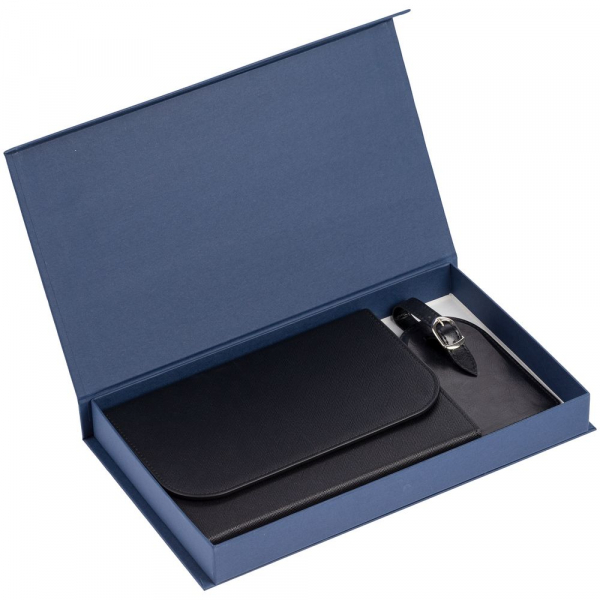 Коробка Horizon Magnet, темно-синяя - купить оптом