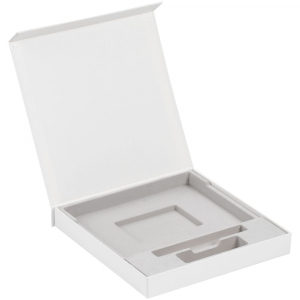 Коробка Memoria под ежедневник, аккумулятор и ручку, белая - купить оптом