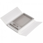 Коробка с окном InSight, белая с белым наполнением - купить оптом