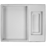 Коробка Overlap под ежедневник и аккумулятор, белая, фото 1
