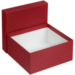 Коробка Satin, большая, красная, фото 1