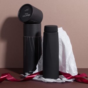 Термос "Calypso" 500 мл, покрытие soft touch, цвет черный - купить оптом