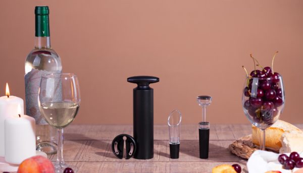 Набор винный "Винотека", цвет черный - купить оптом