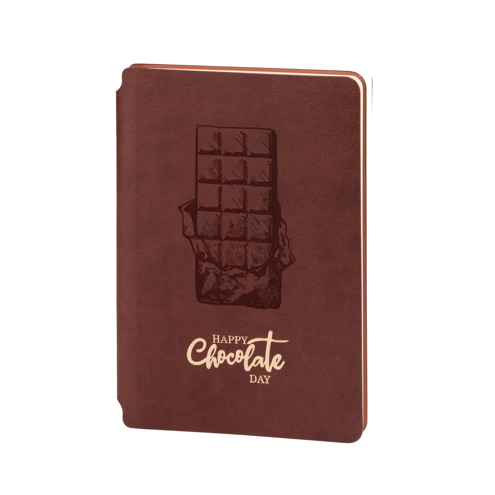 Ежедневник недатированный "Альба Шоколад", формат А5, гибкая обложка, цвет коричневый
