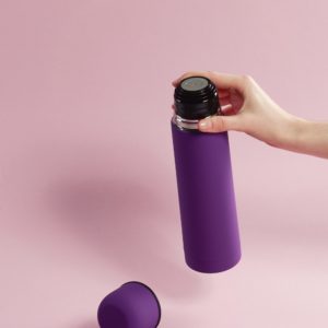 Термос "Крит" 500 мл, покрытие soft touch, цвет фиолетовый - купить оптом