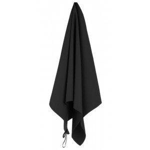 Спортивное полотенце Atoll Medium, черное - купить оптом