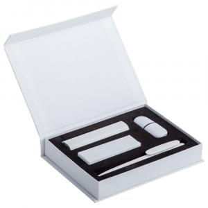 Коробка First Kit под аккумулятор, флешку и ручку, белая - купить оптом