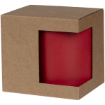 Коробка для кружки с окном Cupcase, белая - купить оптом