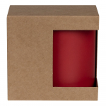 Коробка для кружки с окном Cupcase, крафт, фото 1