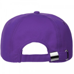 Бейсболка Canopy, фиолетовая с белым кантом, фото 1