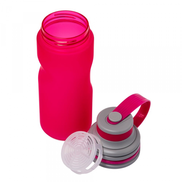 Бутылка для воды Fresh, розовая - купить оптом