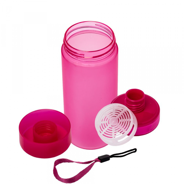 Бутылка для воды Simple, розовая - купить оптом