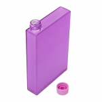 Бутылка-фляга Square, фиолетовая, фото 2