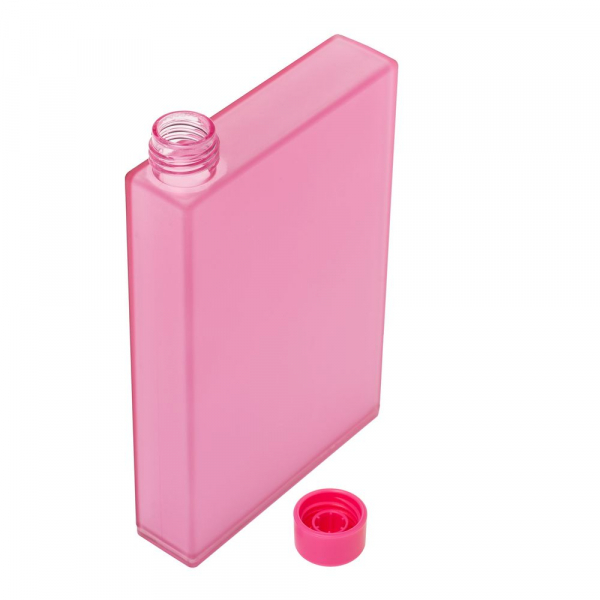 Бутылка-фляга Square, розовая - купить оптом