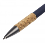 Ручка шариковая Cork, синяя, фото 3