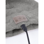 Шапка с Bluetooth гарнитурой Real Talk Headset, темно-серый меланж, фото 6