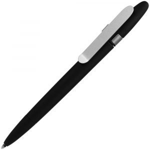 Ручка шариковая Prodir DS5 TSR Metal Clip, черная - купить оптом