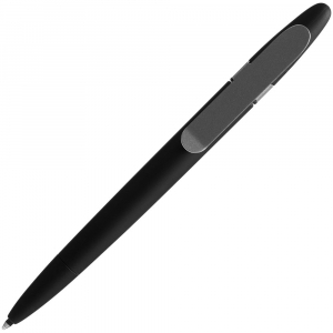 Ручка шариковая Prodir DS5 TSR Metal Clip, черная - купить оптом