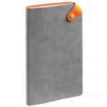 Ежедневник Corner, недатированный, серый с оранжевым, фото 1